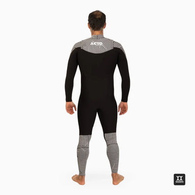 ACID Black Full Suit 4/3 Back