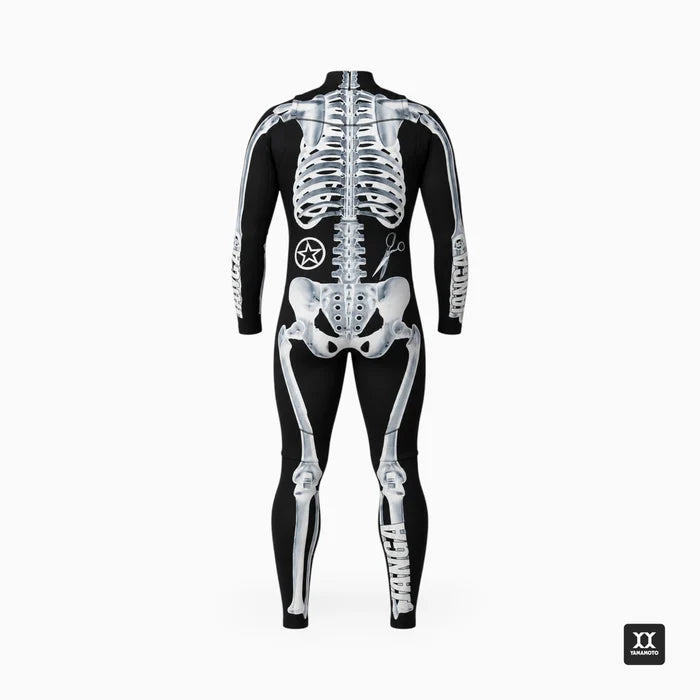 ANALOG Black Skeleton Full Suit 4/3 Back