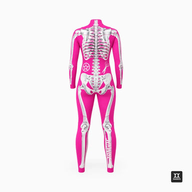 ANALOG Pink Skeleton Full Suit 3/2 Back