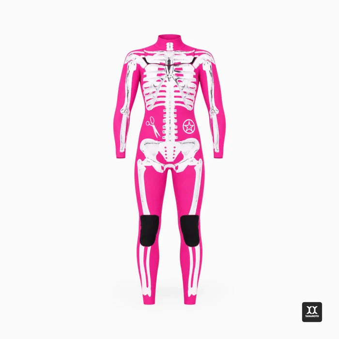 ANALOG Pink Skeleton Full Suit 3/2 Front