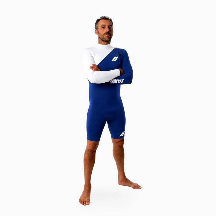 INDIGENT White  /  Navy Long Sleeve Spring Suit 2/2