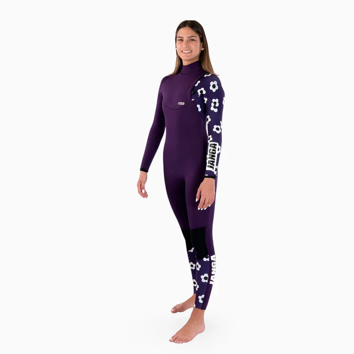BAD SEED Flowers Purple Full Suit 4/3