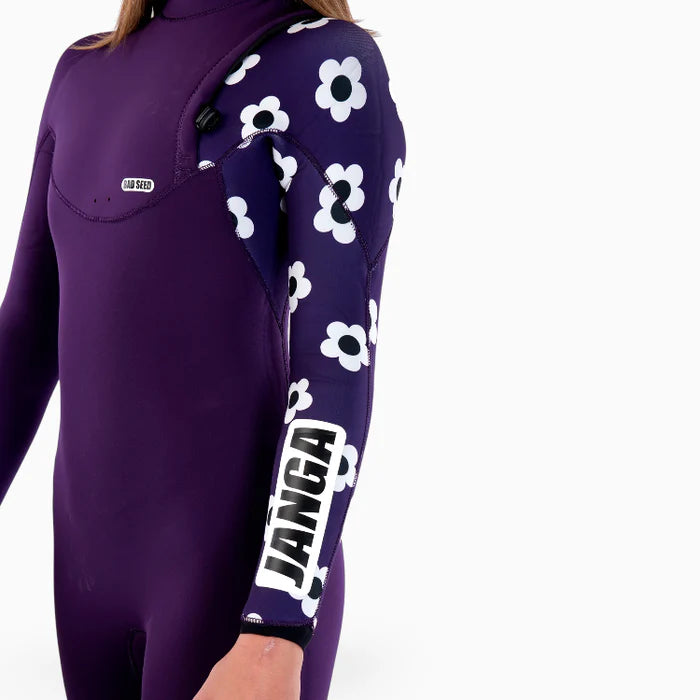 BAD SEED Flowers Purple Full Suit 4/3