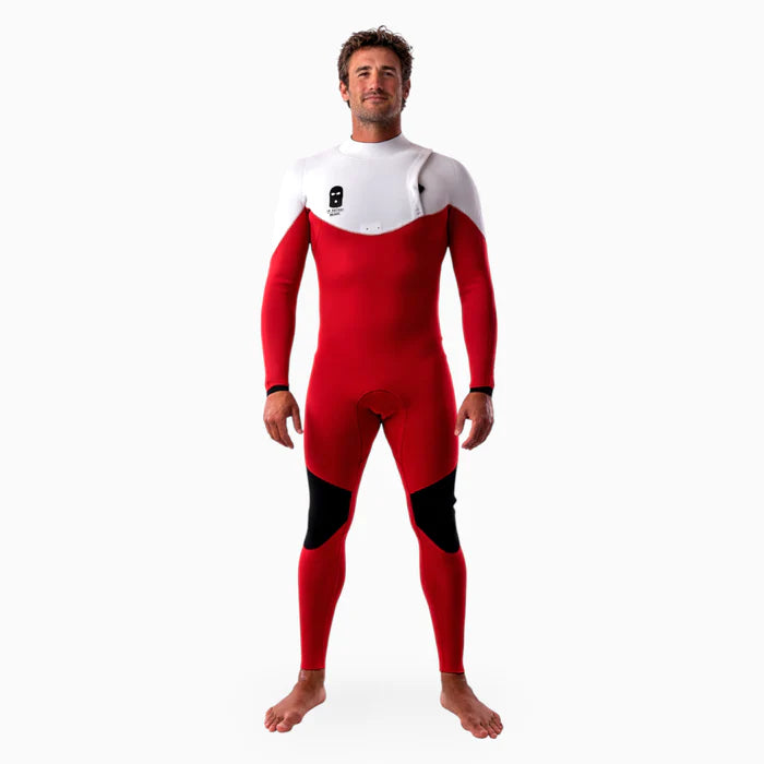 BASTARD Red / White Full Suit 4/3