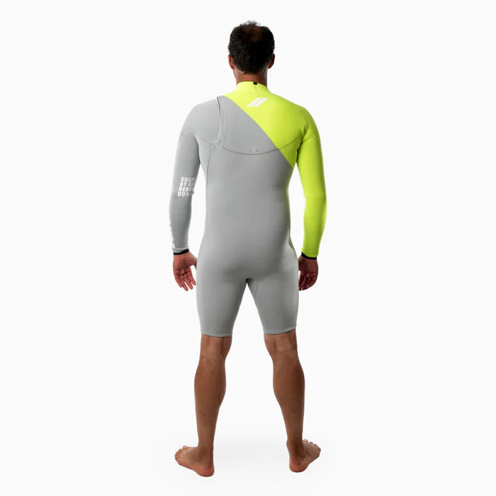 INDIGENT Lime / Grey Long Sleeve Spring Suit 2/2