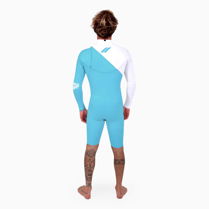 INDIGENT White / Blue Long Sleeve Spring Suit 2/2