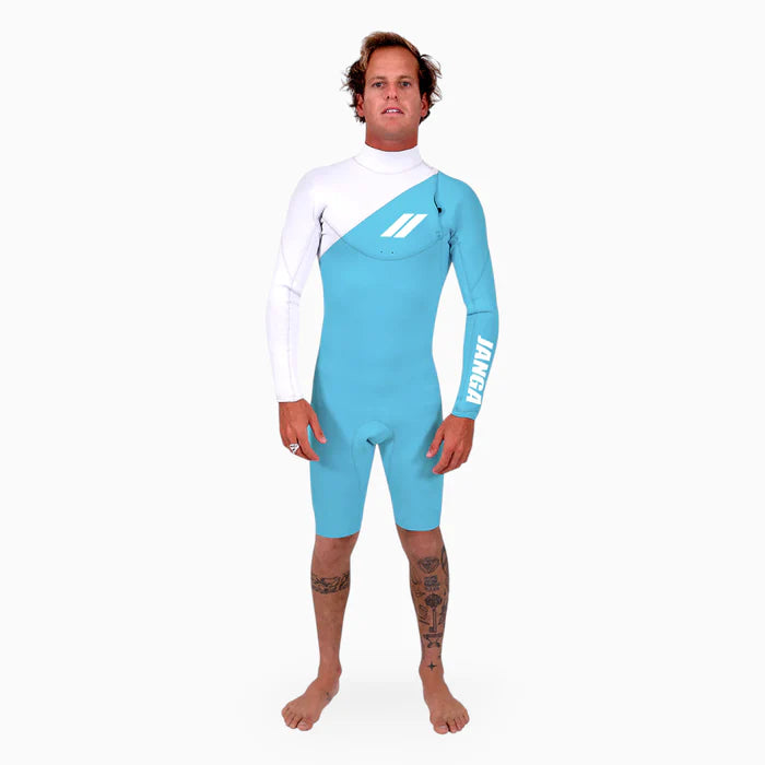 INDIGENT White / Blue Long Sleeve Spring Suit 2/2