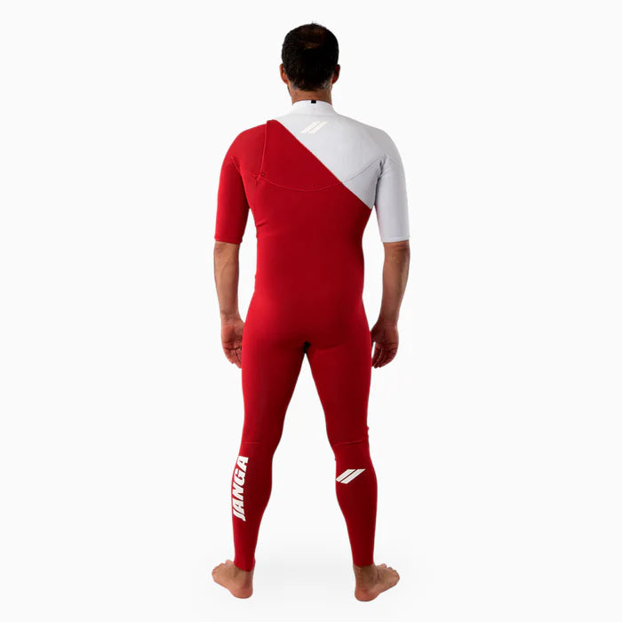 INDIGENT Red / White Short Sleeve Spring Suit 2/2