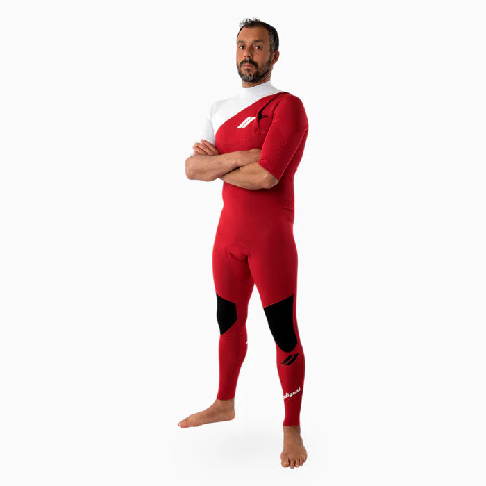 INDIGENT Red / White Short Sleeve Spring Suit 2/2