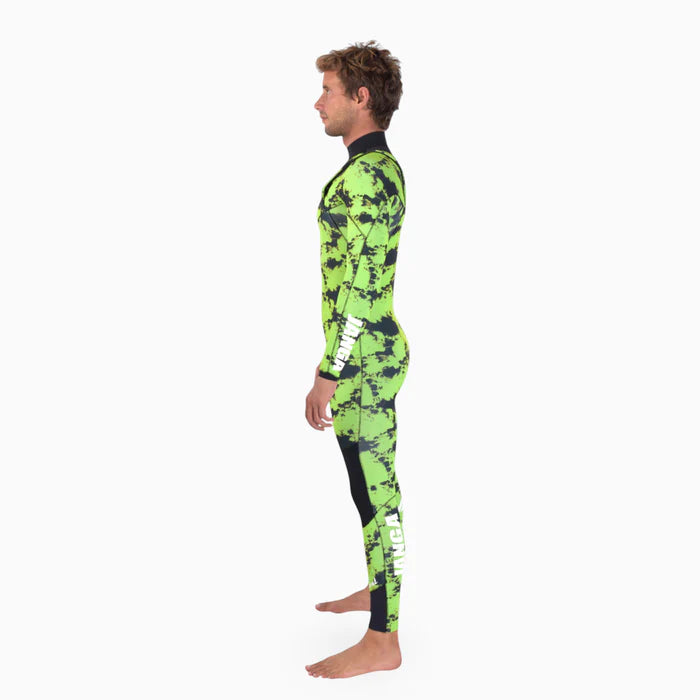 INDIGENT Lime Camo Full Suit 4/3