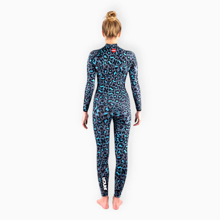 JANGLE Blue Leopard Full Suit 4/3