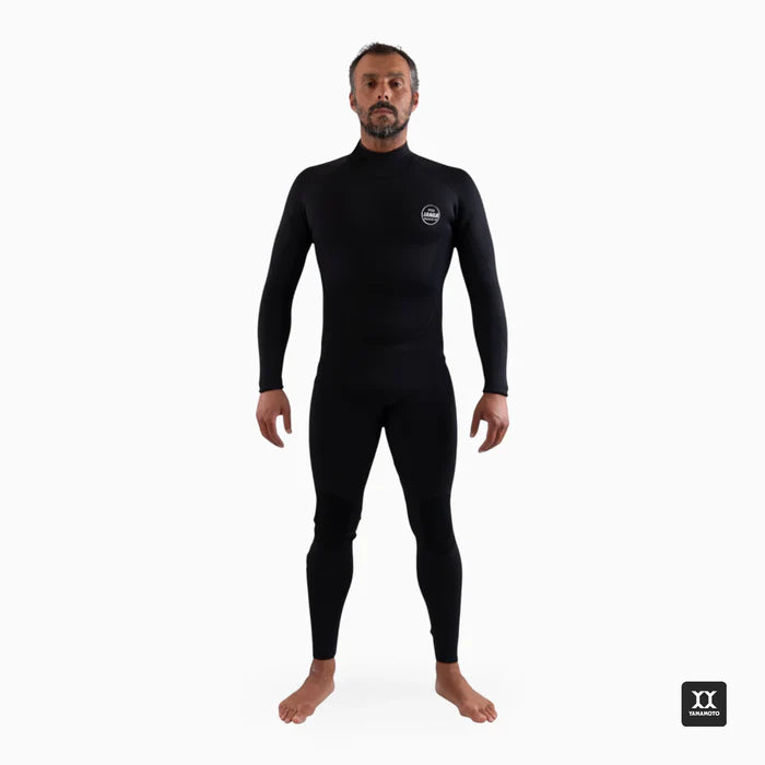PRO Black Back-Zip Full Suit 4/3