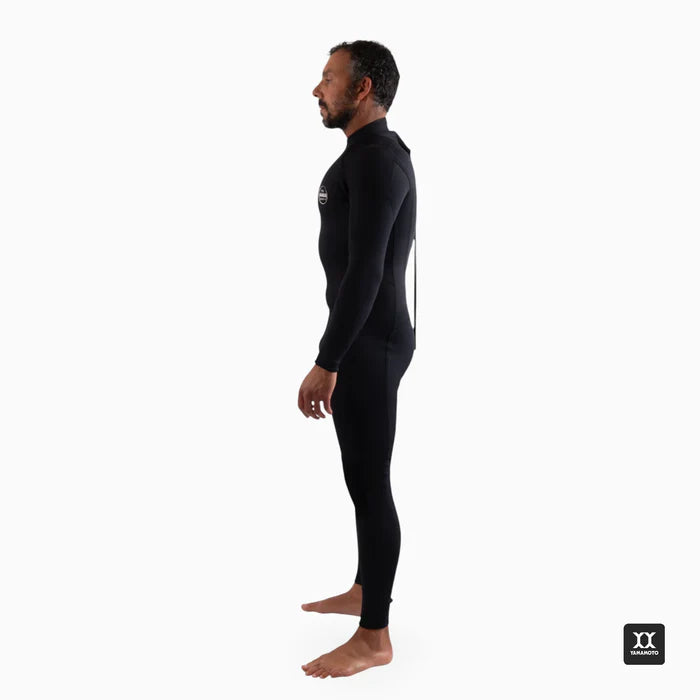 PRO Black Back-Zip Full Suit 4/3