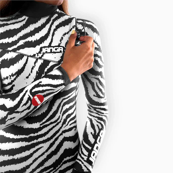 JANGLE ZEBRA Full Suit 4/3
