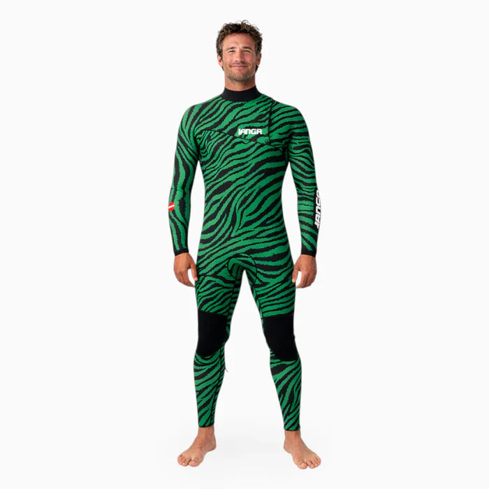JANGLE GREEN ZEBRA Full Suit 4/3
