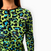 JANGLE Green Leopard Higher Cut Spring Suit 2/2 Zip