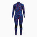 JANGLE Purple Leopard Full Suit 4/3 Front
