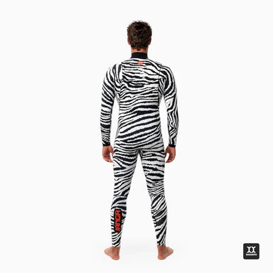 JANGLE ZEBRA Full Suit 3/2 Back View