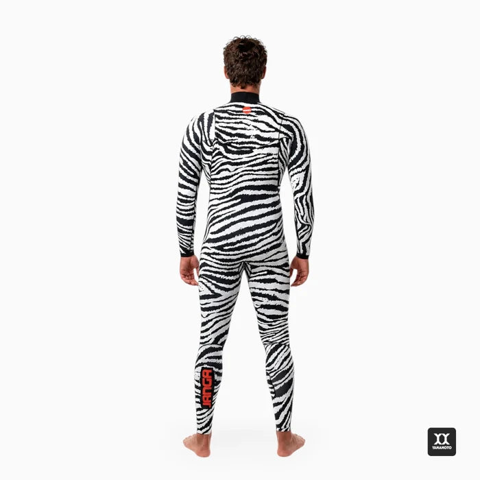 JANGLE ZEBRA Full Suit 3/2 Back View