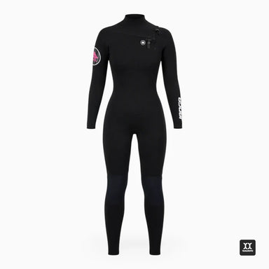 Minimal Jet Black Full Suit 3/2 Front
