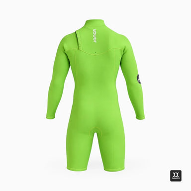 Minimal Neon Green Long Sleeve Spring Suit 2/2 Back