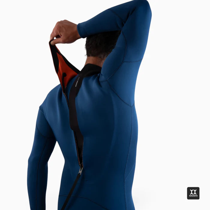PRO Navy Back-Zip Full Suit 4/3