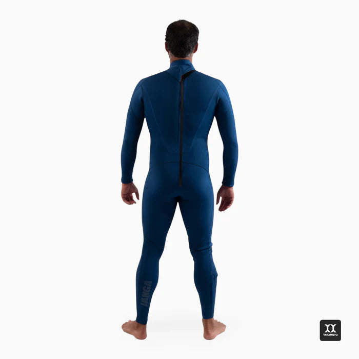 PRO Navy Back-Zip Full Suit 4/3