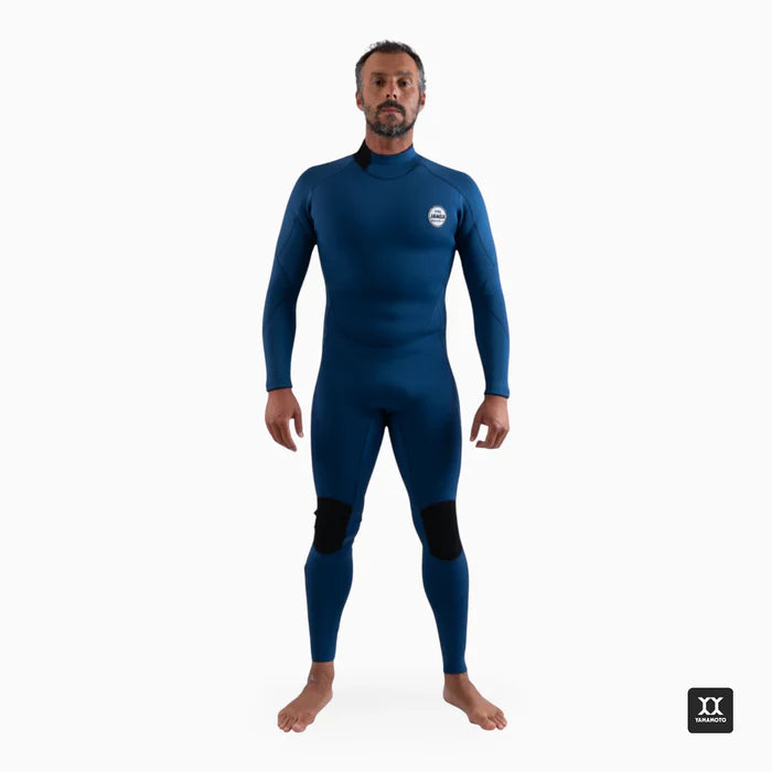 PRO Navy Back-Zip Full Suit 4/3