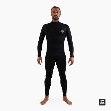 PRO Black, Back ~ Zip, Full Suit 4/3 Front