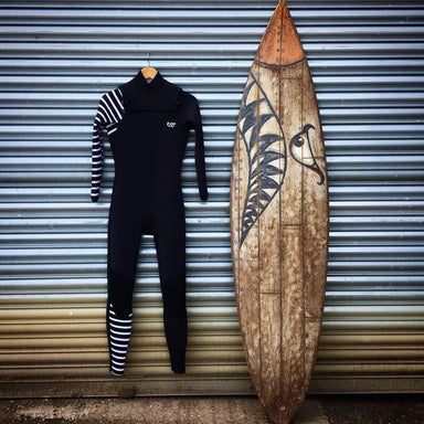 RIOT Stripes Full Suit 4/3 Back
